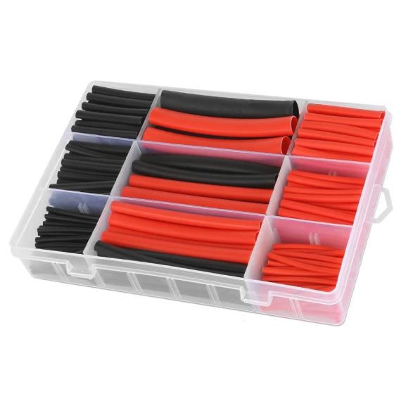 Guaina termorestringente kit 270 pezzi varie misure Guaina termorestringente kit 270 pezzi varie misure